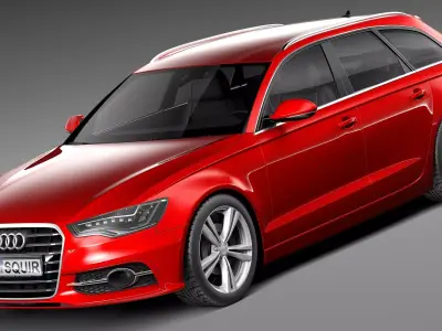 Audi S6 Avant 2013 3D model