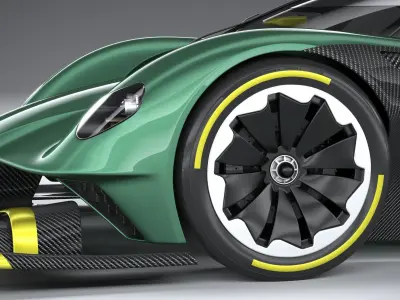 Aston Martin Valkyrie AMR Pro 2022 3D model