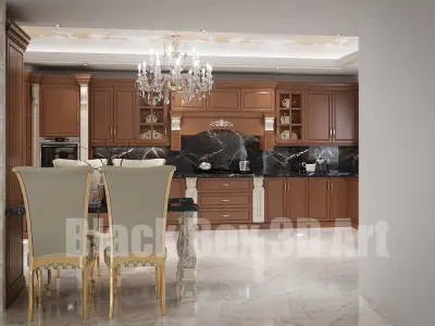 kitchen design 3D model