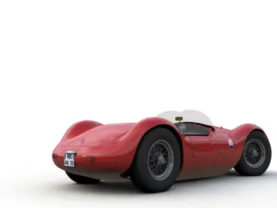 Maserati A6GCS 53 Spyder By Fantuzzi 1953 3D model