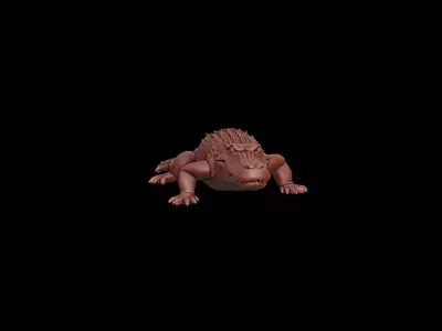 Alligator Animal Sculpture 3D print model buy