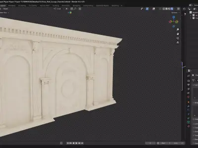 classic architectural decorative element 3D model