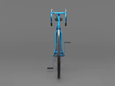 bicycle Low-poly 3D model