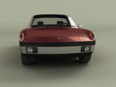 Porsche 914 Pickup 3D model