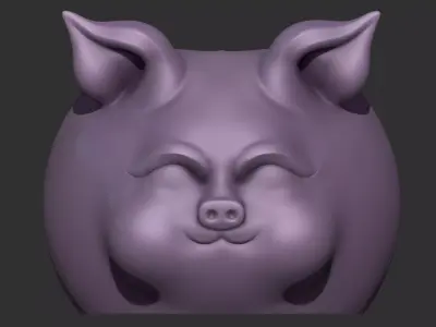 holder pig 3D print model