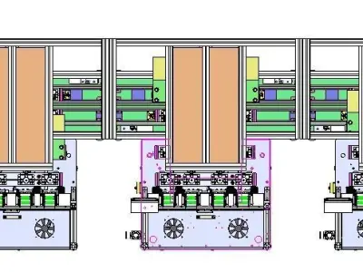 Motor welding line 3D model