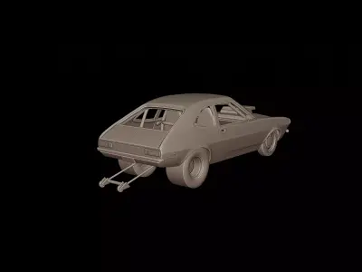 1972  Pinto Bob Glidden Pro Stock 3D print model