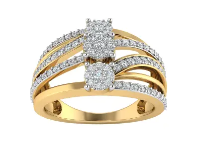 Royal Elegance Diamond Ring Collection Luxurious 3DM  STL Pack 3D print model