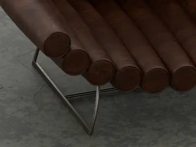 Cuba Arm Chair 3D model