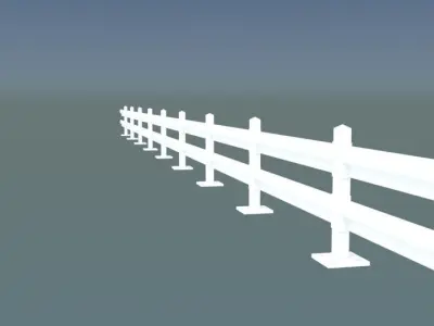 Guardrail bikers protect 3D model