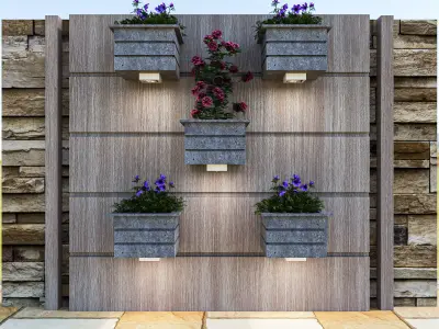 PLANTER WALL-01 3D model