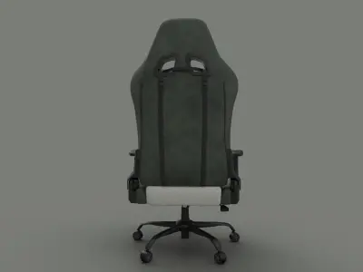 chair racing Low-poly 3D model