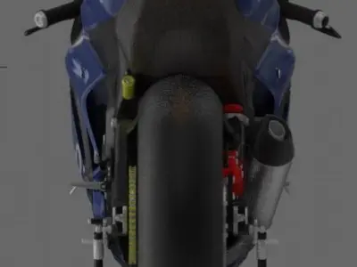 YZF R1-M 2020 Model with Gauloises Livery  3D model