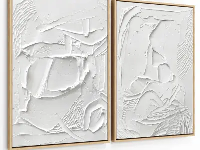 Plaster Two Frame 29 Low-poly 3D model