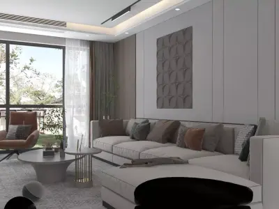 Modern Interior Design 04 3D model