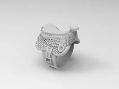 anillo silla de montar  3D print model