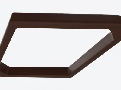 Billiard Pool Wood 8 Ball Rack 3D model