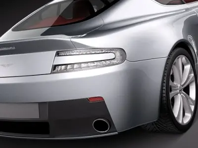 Aston Martin v12 Vantage 3D model