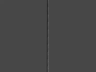 Streetlight pole Low-poly 3D model