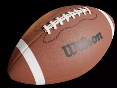 American Football 3D model