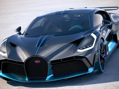 Bugatti Divo 2019 3D model