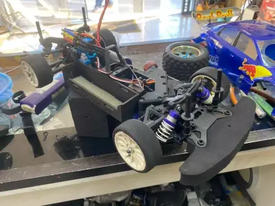 FW06 Eletric Convertion Kit with Batery house ESC support 3D print model