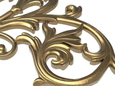  decorative pattern ready for 3D printing 3D model 342