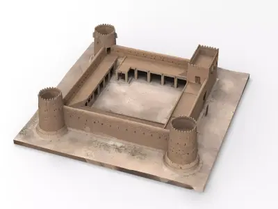 Al-Zubarah Fort  3D 3D print model