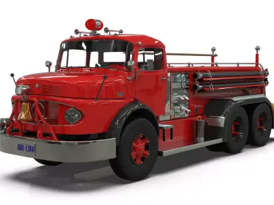Mercedes-Benz 2624 Firetruck 3D model