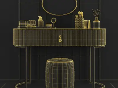 Modern Interior Set 374 3D model