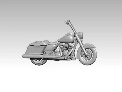 classic motorcycle relief 3 3D print model