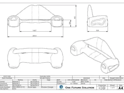 Fumobo Sofa Free 3D print model