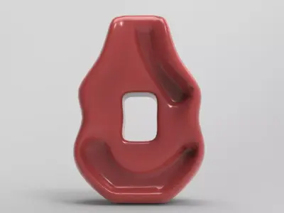 Bohha Vase Low-poly 3D model