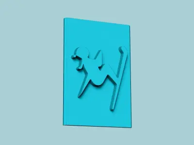 Stamp 27 - Snowboard - Fondant Decoration Maker Toy 3D print model