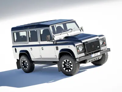 Land Rover Defender Works 110 2018 3D model