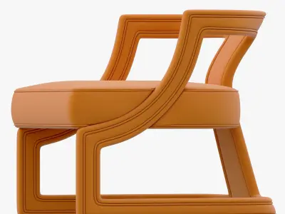 Brabbu BATAK ARMCHAIR 3D model