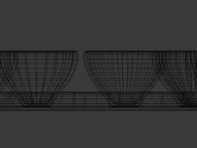 Modern Table Decoration - Tray  3D model