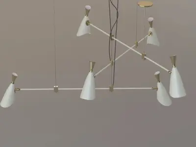 Duke Chandelier v2 by DelightFULL 3D model