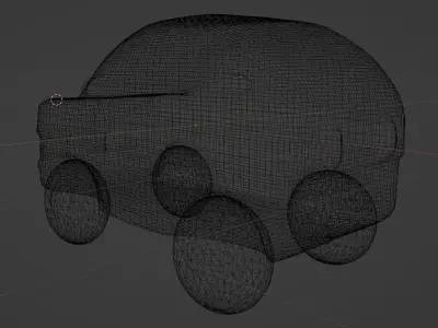 Kirby Car Mouthful Free 3D print model