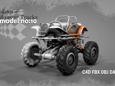 Monster Truck 10 3D model