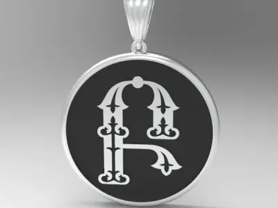 Decorative Letter B 3D print model