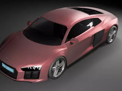 Accurate model of Audi R8 V10 Plus 3D model