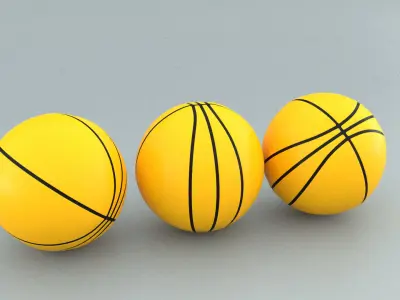 laos Basketball Ball 3D model