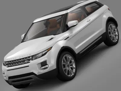 Range Rover Evoque Coupe 2011 3D model