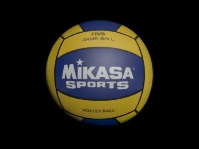 volley ball Low-poly 3D model