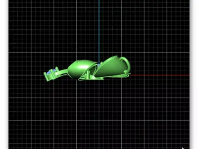 bow tie jewelry pendant 3D print model