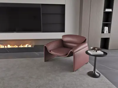 Modern Luxury Living Room 3D model