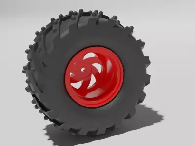 Wheel tire Dagu Wild Thumper 3D model