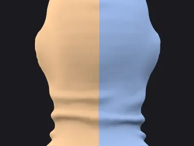 BASIC OPENFACE SKI MASK mv2 highpoly 3D model