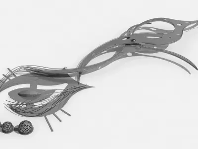 0045 - Organic Marina Pathway 3D model